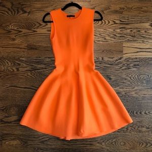 RVN Orange A Line Dress, Small